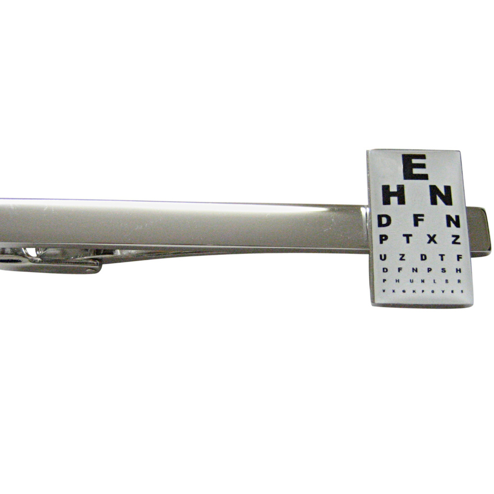 Unbordered Rectangular Optometrist Square Tie Clip - image 1